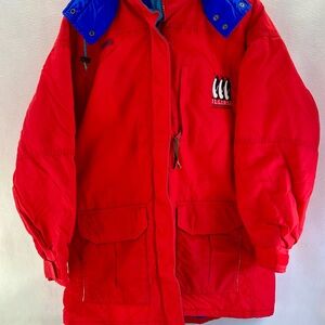 Illiria Women's Red and Blue Ski Jacket